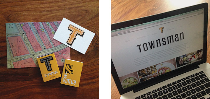 hungry for design townsman branding and website